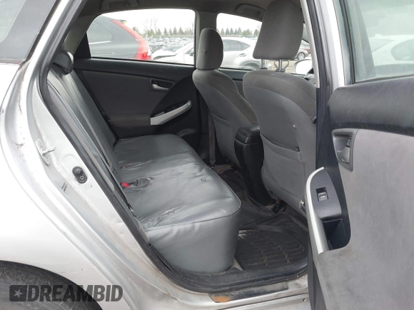 2012 Toyota Prius One with VIN JTDKN3DU5C5449903, listed as a IAAI auction lot 42070487 with 399,464 mi miles. Bid and sale history available at carsss.com. Image 8.