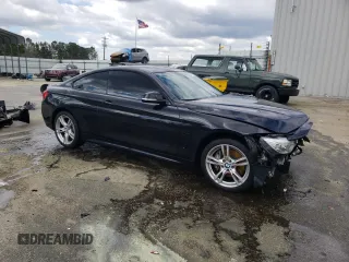 2015 BMW 4 Series 435i xDrive with VIN WBA3R5C57FK371612, listed as a Copart auction lot 49127135 with 75,823 mi miles and Salvage title. Bid and sale history available at DreamBid. Image 4.