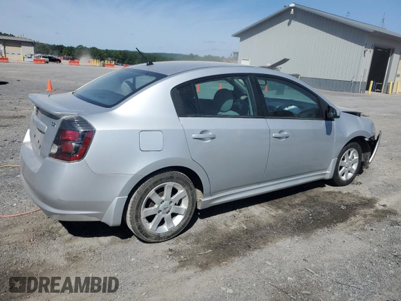 2012 Nissan Sentra SR with VIN 3N1AB6AP3CL622096, listed as a Copart auction lot 57692185 with 42,723 mi miles and Salvage title. Bid and sale history available at DreamBid. Image 3.