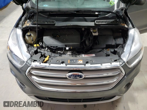 2017 Ford Escape SE with VIN 1FMCU9GD9HUC37830, listed as a Copart auction lot 52599485 with 105,088 mi miles and Clean Title. Bid and sale history available at DreamBid. Image 12.