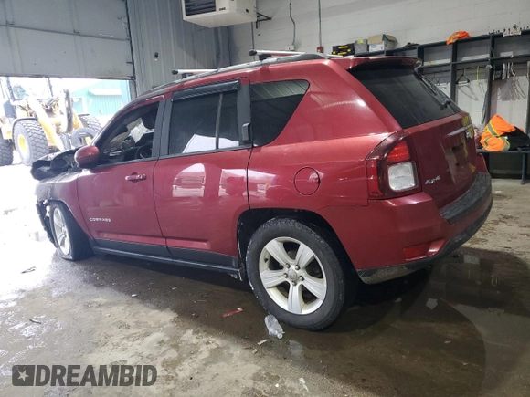 2015 Jeep Compass High Altitude Edition with VIN 1C4NJDEB3FD215815, listed as a Copart auction lot 45973745 with 0 mi miles and Salvage Title. Bid and sale history available at carsss.com. Image 2.
