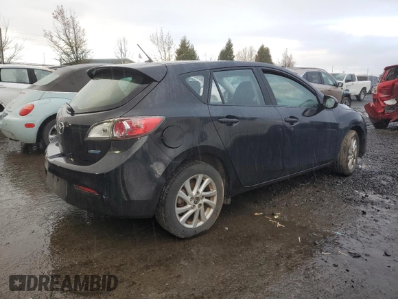 2013 Mazda 3 i Touring with VIN JM1BL1LP4D1841950, listed as a Copart auction lot 86142674 with Not provided miles and Salvage title. Bid and sale history available at DreamBid. Image 3.