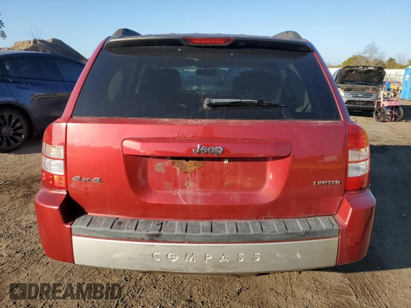 2007 Jeep Compass Limited with VIN 1J8FF57W27D199368, listed as a Copart auction lot 46854235 with 170,540 mi miles and Clean Title. Bid and sale history available at carsss.com. Image 6.