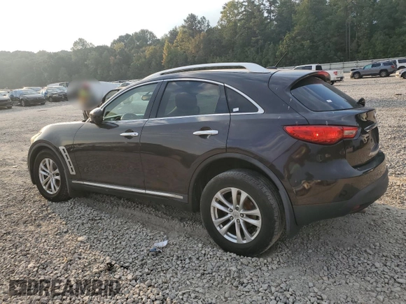 2009 Infiniti FX35 with VIN JNRAS18W89M153339, listed as a Copart auction lot 72380774 with 175,615 mi miles and Salvage Title. Bid and sale history available at carsss.com. Image 2.