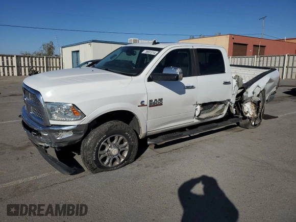 2015 Ram 2500 Laramie with VIN 3C6UR5FL1FG557856, listed as a Copart auction lot 78691014 with 223,204 mi miles and Salvage Title. Bid and sale history available at carsss.com. Image 1.