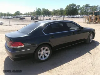 2006 BMW 7 Series 750Li with VIN WBAHN83566DT39225, listed as a IAAI auction lot 42034604 with 191,085 mi miles. Bid and sale history available at carsss.com. Image 4.
