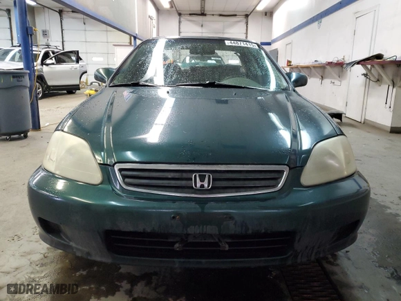 2000 Honda Civic EX with VIN 1HGEJ8542YL062220, listed as a Copart auction lot 44871415 with 320,344 mi miles and Salvage Title. Bid and sale history available at carsss.com. Image 5.