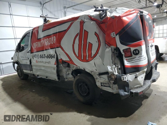 2016 Ford Transit Cargo with VIN 1FTYE9ZM0GKA45324, listed as a Copart auction lot 87444654 with Not Provided miles and Salvage Title. Bid and sale history available at carsss.com. Image 2.