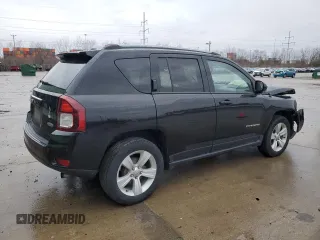2016 Jeep Compass Latitude with VIN 1C4NJCEB7GD664653, listed as a Copart auction lot 87313664 with 64,580 mi miles and Salvage Title. Bid and sale history available at carsss.com. Image 3.