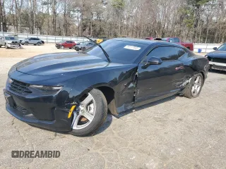 2020 Chevrolet Camaro 1LT with VIN 1G1FB1RS9L0117801, listed as a Copart auction lot 49117945 with 135,801 mi miles and Salvage Title. Bid and sale history available at carsss.com. Image 1.