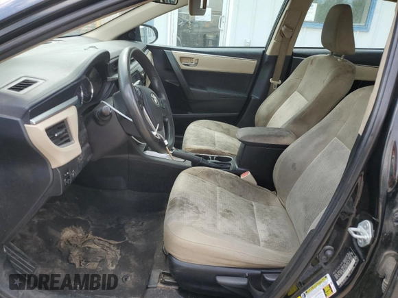 2016 Toyota Corolla L with VIN 2T1BURHE5GC489528, listed as a Copart auction lot 58780875 with 190,297 mi miles and Salvage title. Bid and sale history available at DreamBid. Image 7.