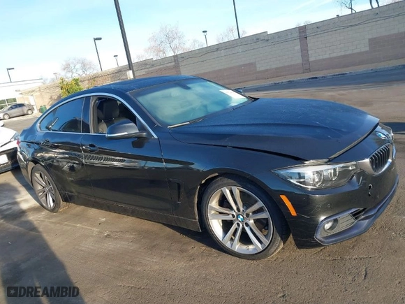 2019 BMW 4 Series 430i with VIN WBA4J1C54KBM19114, listed as a IAAI auction lot 41524891 with 52,935 mi miles. Bid and sale history available at carsss.com. Image 13.