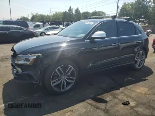 2017 Audi SQ5 Premium Plus with VIN WA1CCAFP7HA002360, listed as a Copart auction lot 65685024 with 130,385 mi miles and Clean Title. Bid and sale history available at carsss.com. Image 1.