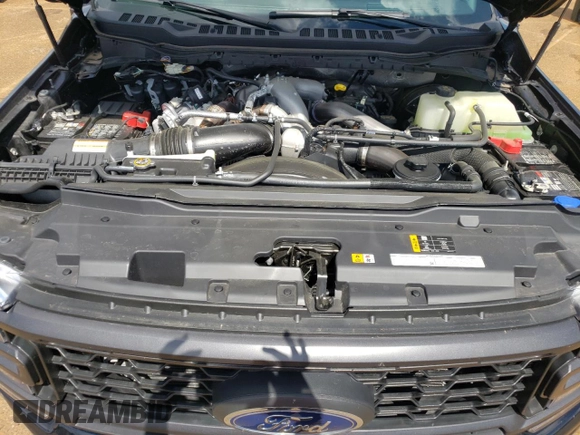 2024 Ford F-350 XL with VIN 1FT8W3BT2REC89943, listed as a Copart auction lot 56751645 with 1,758 mi miles and Salvage title. Bid and sale history available at DreamBid. Image 11.