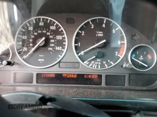 2003 BMW 5 Series 530iA with VIN WBADT63493CK29223, listed as a Copart auction lot 81287224 with 170,888 mi miles and Salvage Title. Bid and sale history available at carsss.com. Image 9.