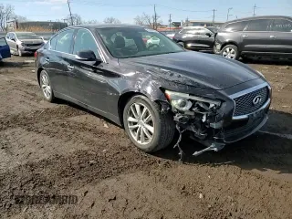 2014 Infiniti Q50 with VIN JN1BV7AR2EM680986, listed as a Copart auction lot 47802735 with 165,946 mi miles and Salvage Title. Bid and sale history available at DreamBid. Image 11.