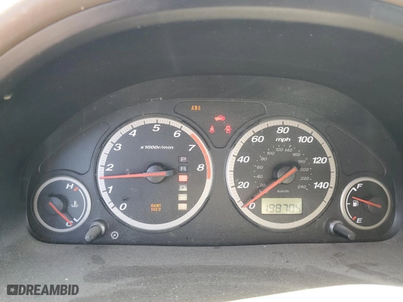 2003 Honda CR-V EX with VIN JHLRD788X3C046939, listed as a Copart auction lot 49137435 with 198,704 mi miles and Salvage Title. Bid and sale history available at carsss.com. Image 9.