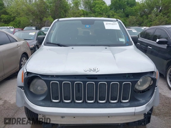 2018 Jeep Renegade Sport with VIN ZACCJAABXJPG96474, listed as a IAAI auction lot 41954257 with 95,900 mi miles and . Bid and sale history available at DreamBid. Image 12.