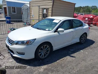 2013 Honda Accord Sport with VIN 1HGCR2F57DA281989, listed as a IAAI auction lot 41990139 with 173,896 mi miles and . Bid and sale history available at DreamBid. Image 2.
