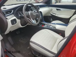 2023 Infiniti QX50 Autograph with VIN 3PCAJ5DB6PF103025, listed as a Copart auction lot 58462355 with 9,100 mi miles and Salvage title. Bid and sale history available at DreamBid. Image 7.