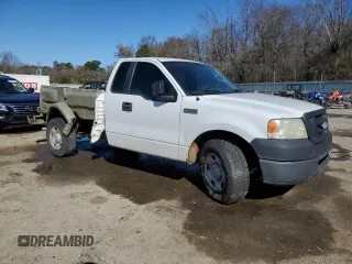 2007 Ford F-150 XL with VIN 1FTRF12W27NA88558, listed as a Copart auction lot 88510995 with 166,451 mi miles and Salvage Title. Bid and sale history available at carsss.com. Image 4.