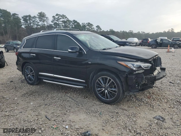 2017 Infiniti QX60 with VIN 5N1DL0MN4HC550208, listed as a Copart auction lot 46987755 with NaN miles and Clean Title. Bid and sale history available at carsss.com. Image 4.