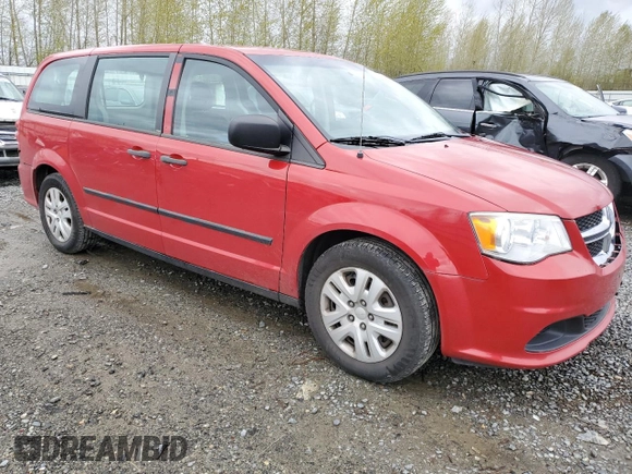 2013 Dodge Grand Caravan SE with VIN 2C4RDGBG3DR790081, listed as a Copart auction lot 52454705 with 160,226 mi miles and Salvage Title. Bid and sale history available at DreamBid. Image 4.