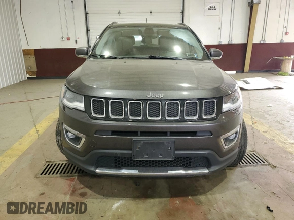 2020 Jeep Compass Limited with VIN 3C4NJDCB7LT236093, listed as a Copart auction lot 54583185 with 75,324 mi miles and Salvage title. Bid and sale history available at DreamBid. Image 5.
