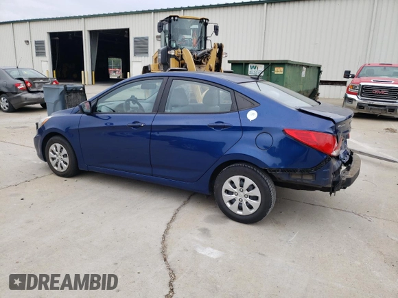 2015 Hyundai Accent GLS with VIN KMHCT4AE4FU886410, listed as a Copart auction lot 62561083 with 124,306 mi miles. Bid and sale history available at carsss.com. Image 2.