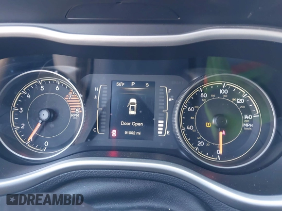 2016 Jeep Cherokee Latitude with VIN 1C4PJMCS1GW188728, listed as a IAAI auction lot 40656265 with 91,002 mi miles and . Bid and sale history available at DreamBid. Image 7.