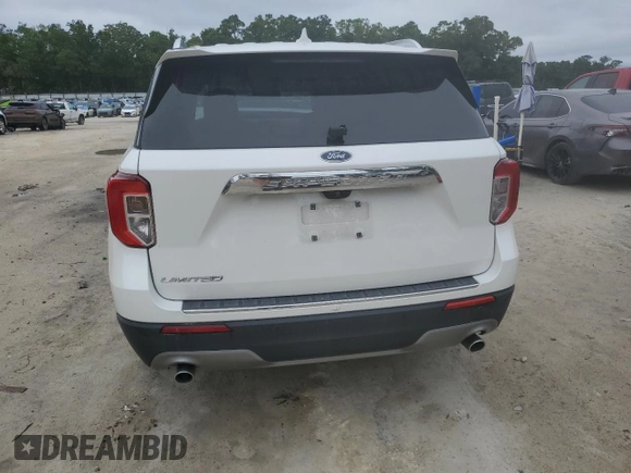 2021 Ford Explorer Limited with VIN 1FMSK7FH8MGA52252, listed as a Copart auction lot 52194755 with 59,484 mi miles and Salvage Title. Bid and sale history available at carsss.com. Image 6.