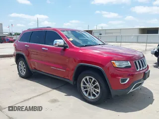 2014 Jeep Grand Cherokee Limited with VIN 1C4RJEBG6EC466761, listed as a IAAI auction lot 42218398 with 198,335 mi miles and . Bid and sale history available at DreamBid. Image 1.