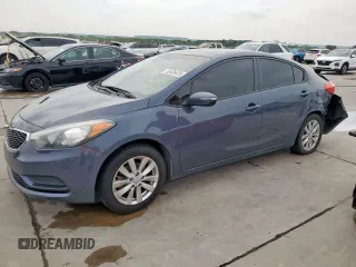 2014 Kia Forte LX with VIN KNAFX4A62E5219694, listed as a Copart auction lot 53436425 with 162,888 mi miles and Salvage Title. Bid and sale history available at carsss.com. Image 1.