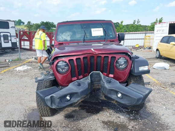 2021 Jeep Wrangler Unlimited Sport S с VIN 1C4HJXDG0MW709711, выставлен на аукционе IAAI как лот 42394165 с пробегом 52 916 миль миль и . История ставок и продаж доступна на DreamBid. Изображение 12.