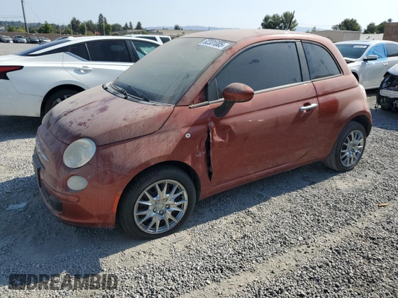 2013 FIAT 500 Pop with VIN 3C3CFFAR5DT698159, listed as a Copart auction lot 62331005 with 122,875 mi miles and Clean title. Bid and sale history available at DreamBid. Image 1.