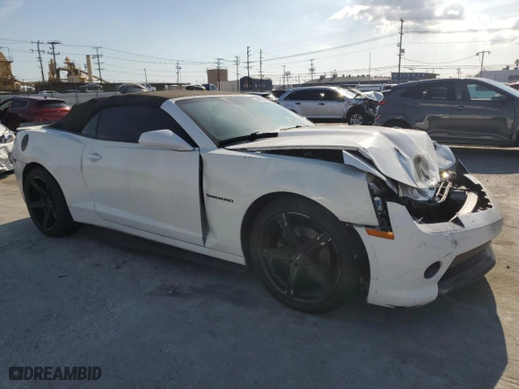 2015 Chevrolet Camaro LT with VIN 2G1FD3D38F9260626, listed as a Copart auction lot 44822335 with 116,352 mi miles and Salvage Title. Bid and sale history available at carsss.com. Image 4.