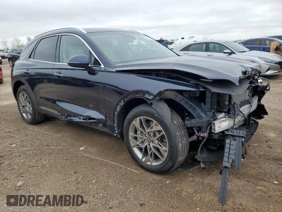 2025 Genesis GV70 2.5T with VIN 5NMMADTB2SH018019, listed as a Copart auction lot 55451745 with 8,645 mi miles and Salvage title. Bid and sale history available at DreamBid. Image 4.