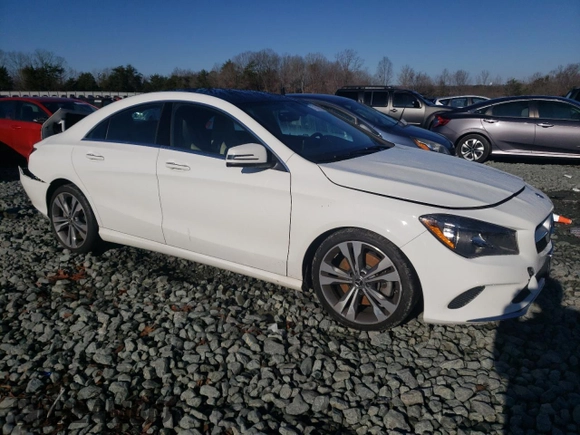 2018 Mercedes-Benz CLA with VIN WDDSJ4GB0JN691996, listed as a Copart auction lot 71502112 with 50,080 mi miles. Bid and sale history available at carsss.com. Image 4.