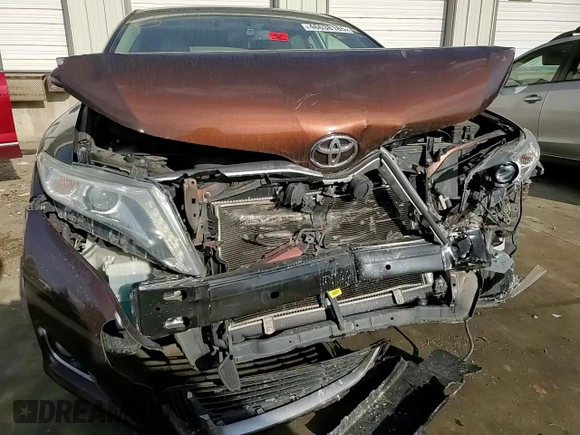 2013 Toyota Venza LE with VIN 4T3BK3BB4DU081587, listed as a Copart auction lot 46638185 with 166,002 mi miles and Salvage Title. Bid and sale history available at DreamBid. Image 11.
