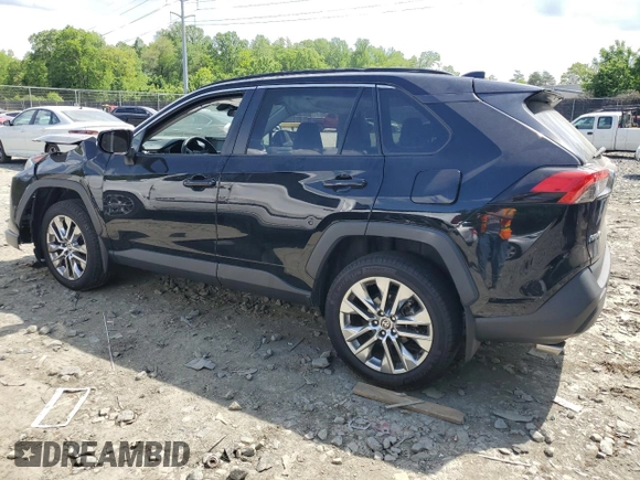2021 Toyota RAV4 XLE Premium with VIN 2T3A1RFV3MC195877, listed as a Copart auction lot 55220955 with 92,679 mi miles and Salvage title. Bid and sale history available at DreamBid. Image 2.