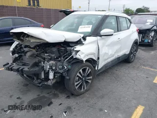 2020 Nissan Kicks SV with VIN 3N1CP5CV6LL503278, listed as a IAAI auction lot 42283410 with 30,639 mi miles and . Bid and sale history available at DreamBid. Image 17.