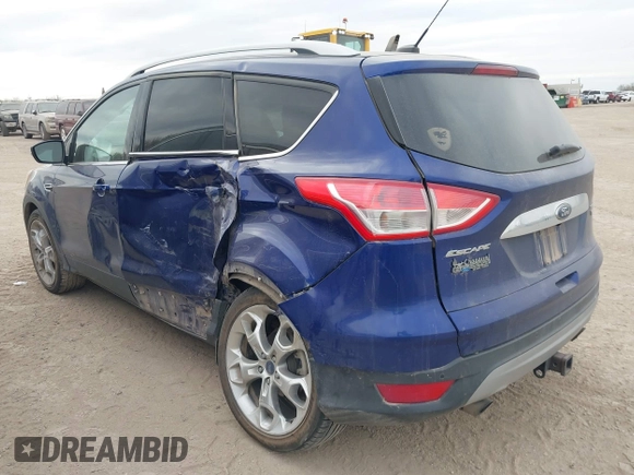 2016 Ford Escape Titanium with VIN 1FMCU0J97GUB96726, listed as a IAAI auction lot 41322229 with 119,237 mi miles. Bid and sale history available at carsss.com. Image 3.