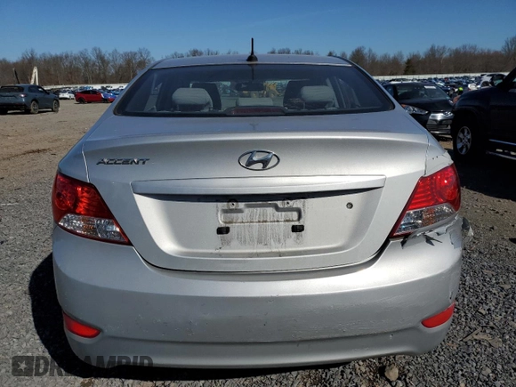 2012 Hyundai Accent GLS with VIN KMHCU4AE2CU210269, listed as a Copart auction lot 49401535 with 143,832 mi miles and Non Repairable. Bid and sale history available at carsss.com. Image 6.