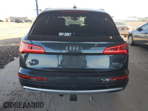 2018 Audi Q5 Premium Plus с VIN WA1BNAFYXJ2024481, выставлен на аукционе Copart как лот 55206565 с пробегом 19 547 миль миль и Списание • Salvage title. История ставок и продаж доступна на DreamBid. Изображение 6.
