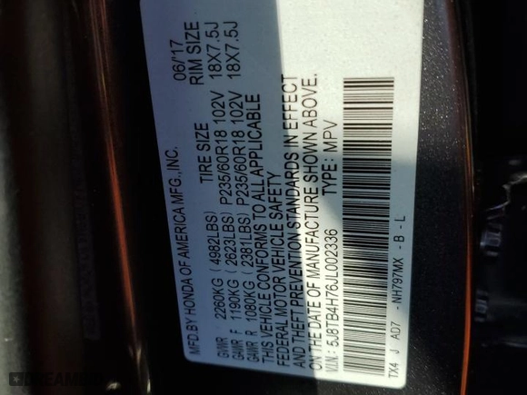 2018 Acura RDX w/Advance Pkg with VIN 5J8TB4H76JL002336, listed as a Copart auction lot 44787615 with 86,995 mi miles and Salvage Title. Bid and sale history available at carsss.com. Image 13.