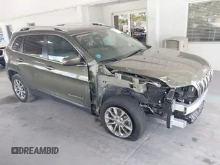 2021 Jeep Cherokee Altitude with VIN 1C4PJLLB5MD203569, listed as a IAAI auction lot 42559737 with 53,961 mi miles and . Bid and sale history available at DreamBid. Image 1.