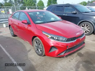 2023 Kia Forte LXS with VIN 3KPF24AD0PE640546, listed as a IAAI auction lot 42174053 with 37,514 mi miles. Bid and sale history available at carsss.com. Image 1.