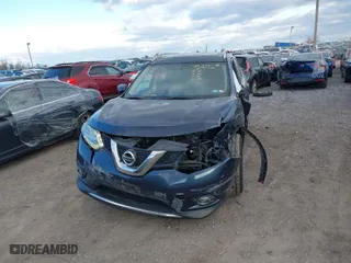 2015 Nissan Rogue S with VIN 5N1AT2MV1FC905184, listed as a IAAI auction lot 41002404 with 58,734 mi miles. Bid and sale history available at carsss.com. Image 12.