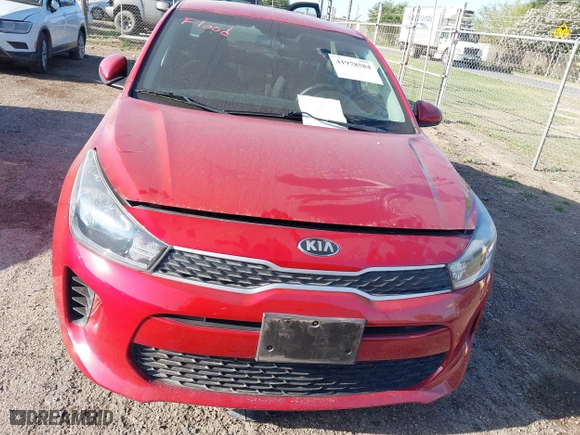 2020 Kia Rio LX with VIN 3KPA24AD2LE327986, listed as a IAAI auction lot 41978584 with 31,998 mi miles. Bid and sale history available at carsss.com. Image 6.