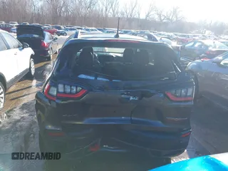 2019 Jeep Cherokee Trailhawk Elite with VIN 1C4PJMBX9KD369142, listed as a IAAI auction lot 41337108 with 66,780 mi miles. Bid and sale history available at carsss.com. Image 16.
